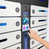 KAI 16 Bay Secure Clean & Charge Locker for Laptops with 27” Android Advertising Screen - Image 3